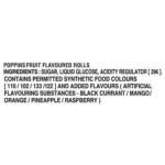 PARLE Poppins Candy - Fruit Flavoured Rolls, Tangy & Crunchy, 100 g