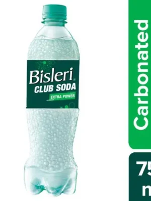 Bisleri Club Soda - Extra Power, Refreshing Drink, 750 ml Bottle