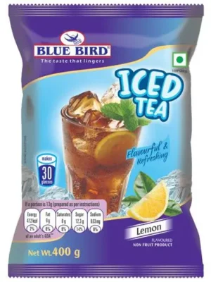 Blue Bird Iced Tea - Lemon, Refreshing & Flavourful Instant Drink, 400 g