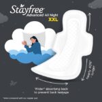 Stayfree Advanced XXL | 42 Pads | All Night Ultra Comfort Sanitary Pads for Women |
