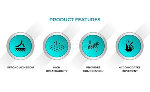 Medigrip Elastic Adhesive Bandage(10cm x 4cm, Skin Colour, 1 Piece)