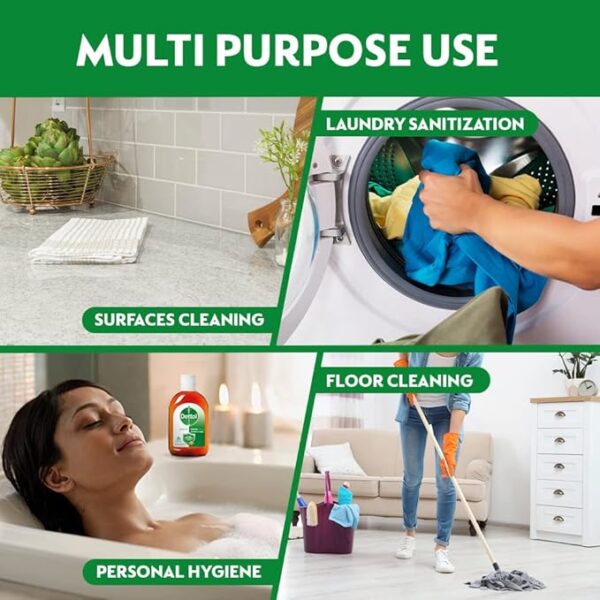Dettol Antiseptic Liquid for First Aid , Surface Disinfection and Personal Hygiene , 250ml