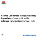 Amul Sweetened Condensed Milk Mithai Mate, 200 g Tin