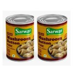 Sarwar Button Mushroom Gold, 800 gm ( Pack of 2)