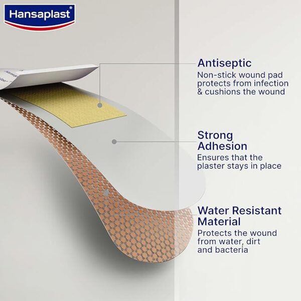 Hansaplast Washproof (100 Strips), Skin, 70 x19 MM
