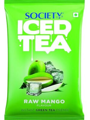 Society Iced Premix Tea Raw Mango Green 100g Pouch