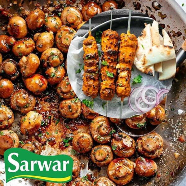 Sarwar Button Mushroom Gold, 800 gm ( Pack of 2)