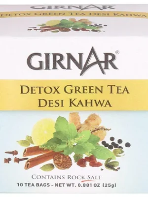 Girnar Desi Kahwa Detox Green Tea Bags 10 pcs