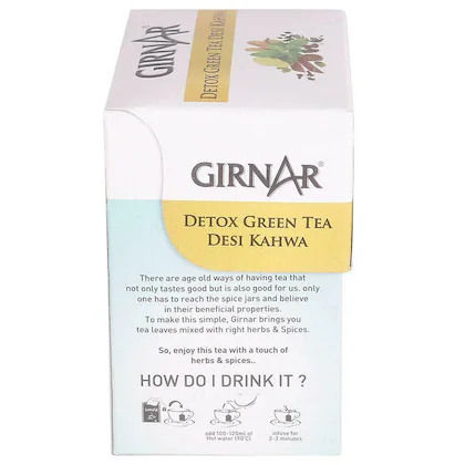 Girnar Desi Kahwa Detox Green Tea Bags 10 pcs