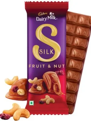 Cadbury Dairy Milk Silk Fruit & Nut Chocolate Bar, 55 g