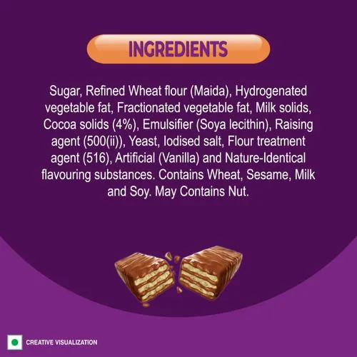 Nestle Munch Maha Crunchiest Ever, Chocolate Coated Wafer Bar, 18 g