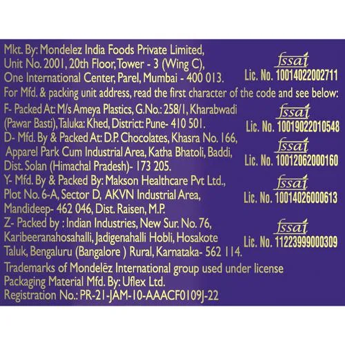 Cadbury Dairy Milk Chocolate Home Treats Pack, 119 g (17 pcs x 7 g Each)