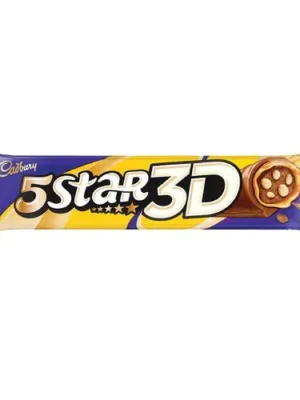 Cadbury 5 Star 3D Chocolate Bar, 42 g