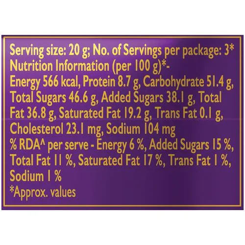 Cadbury Dairy Milk Silk Hazelnut Chocolate Bar, 58 g