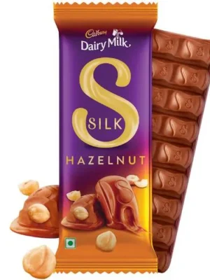 Cadbury Dairy Milk Silk Hazelnut Chocolate Bar, 58 g
