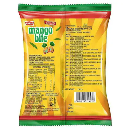 Parle Bigger Mango Bite Candy 214.5 g