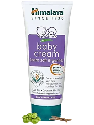 Himalaya Baby Cream - Extra Soft & Gentle, Paraben Free, 50 ml Tube