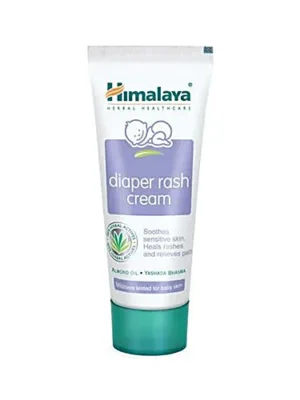 Himalaya Baby Diaper Rash Cream - With Almond Oil & Yashada Bhasma, Paraben Free, 20 g