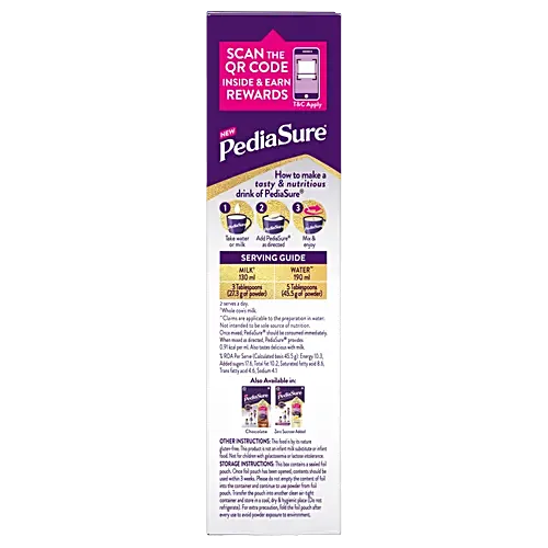 Pediasure Nutrition Drink Powder - Vanilla Flavour, 200 g Box