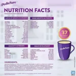 Pediasure Nutrition Drink Powder - Vanilla Flavour, 200 g Box