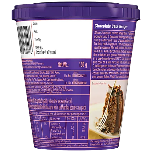 Cadbury Cocoa Powder Mix, 150 g