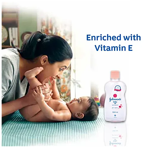 Johnson's baby Baby Oil With Vitamin E, 500 ml