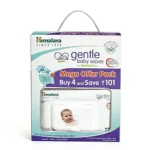 Himalaya Gentle Baby Wipes - With Aloe & Indian Lotus, 72 pcs (Pack of 4)