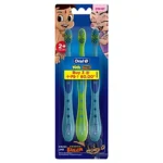 Oral-B Kids Toothbrush - Extra Soft, For Healthier & Cleaner Mouth & Gum, 3 pcs