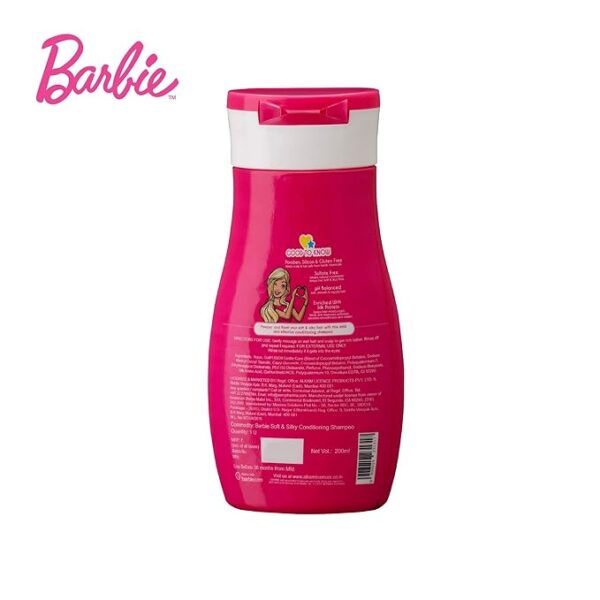 Barbie Shampoo, Soft and Silky, 200 ml, Multi