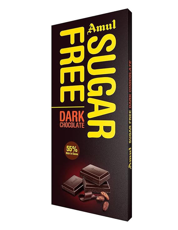 Amul Dark Chocolate 150 grams (Pack of 1) | Sugar Free
