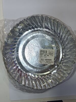 Paper silver plate SIZE NO 3